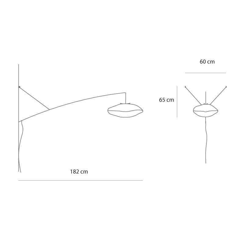 Nuage perché wall light