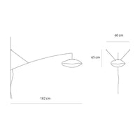 Nuage perché wall light