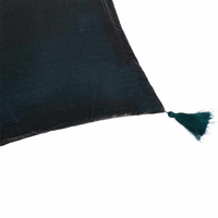Cojín Pompons Goa Dark Slate