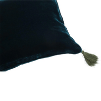 Cojín Pompons Goa Blue Coral