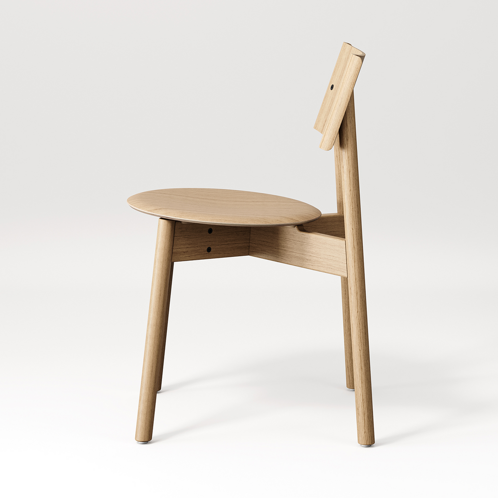 Silla SSD full wood chair Eco-certified wood
