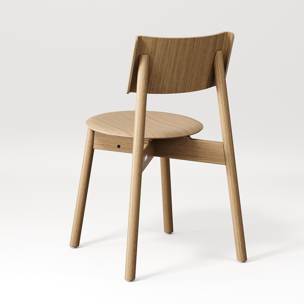 Silla SSD full wood chair Eco-certified wood