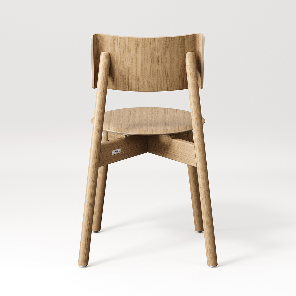 Silla SSD full wood chair Eco-certified wood