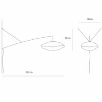 Nuage perché wall light